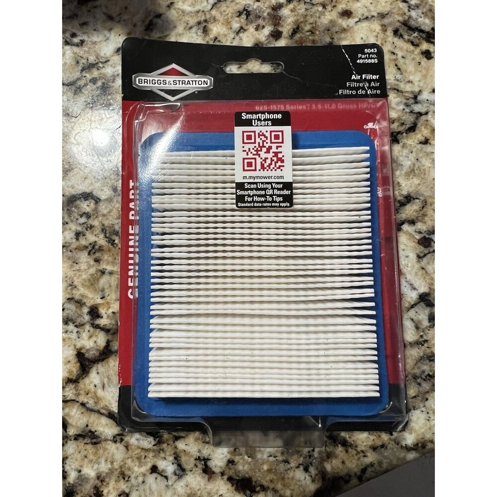 Briggs & Stratton 491588S Air Filter